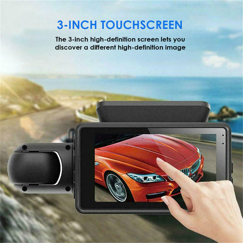 Dashcam Front and Rear for Car with Night Vision